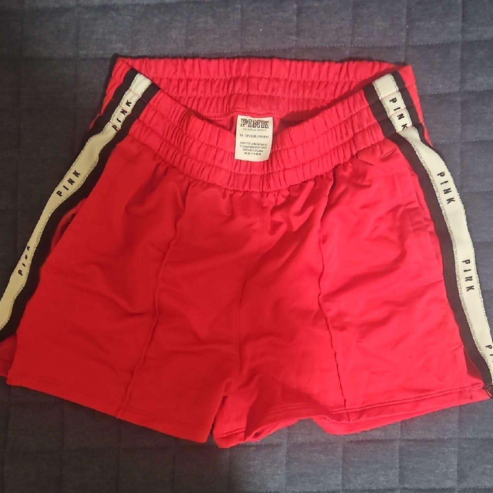 PINK Victoria's Secret Red Athletic Shorts